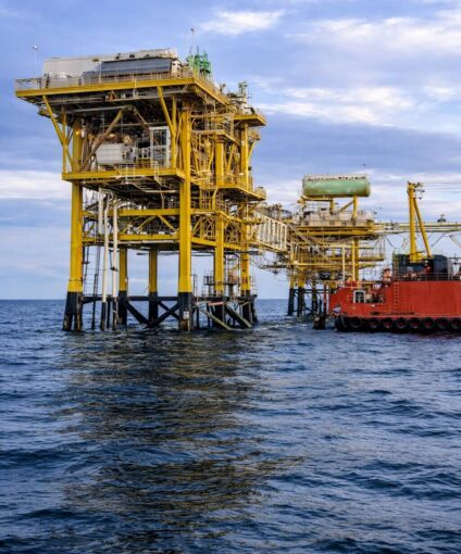 Shell Brunei Oil Platform