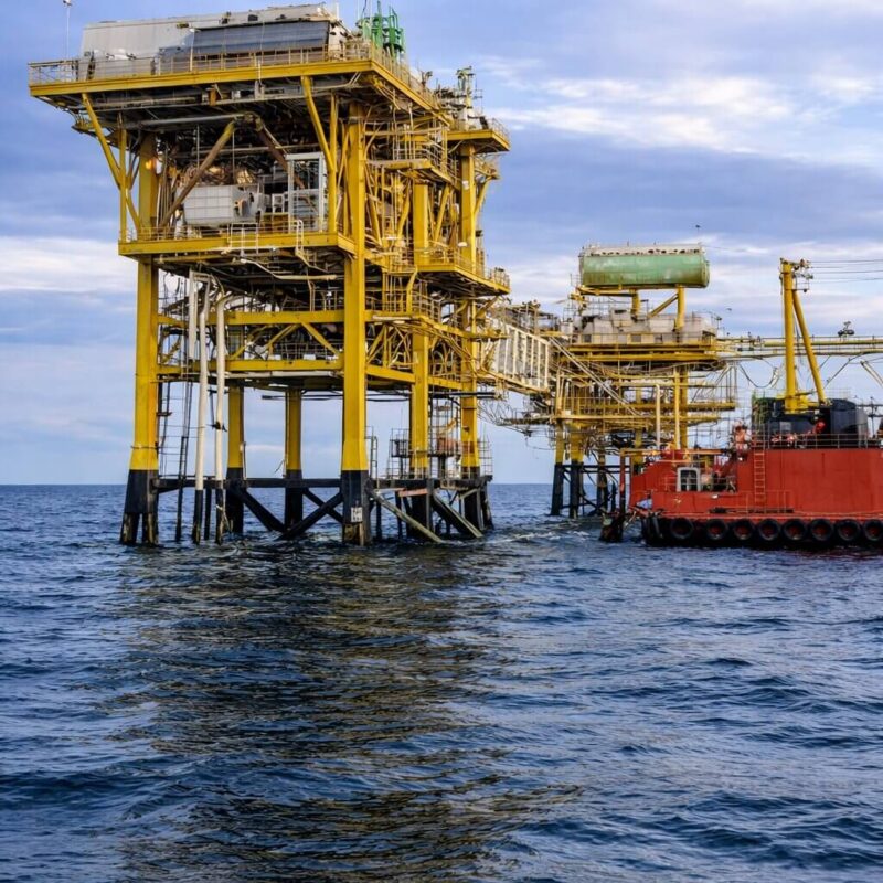 Shell Brunei Oil Platform